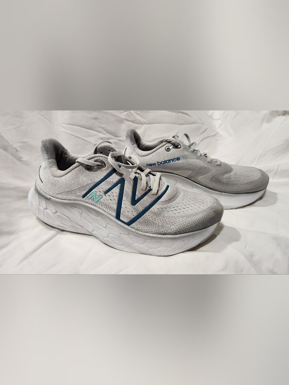 New Balance Fresh Foam X More V4 Size 11.5 2E. MMORLM4.   Aluminum Dark Moonston